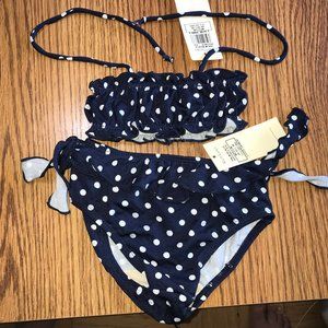 Ralph Lauren polka dot bikini 6-12 mos NWT